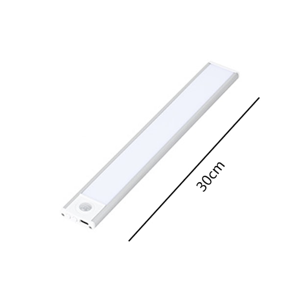 Ultratunn skåpbelysning med rörelsesensor, 3 justerbara färgtemperaturer LED-lampor under skåp Mjuk och behaglig belysning för kök och garderober