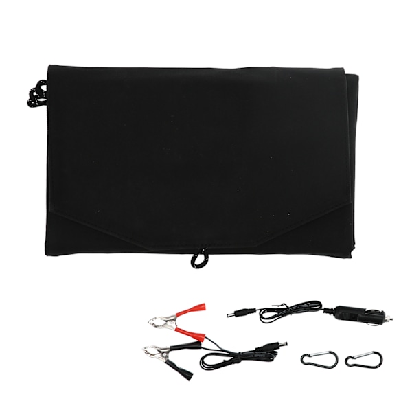 50W Solpanel Kit Portabel Vikbar Solcellsladdare Nödströmförsörjning för Bil Husbil Båt