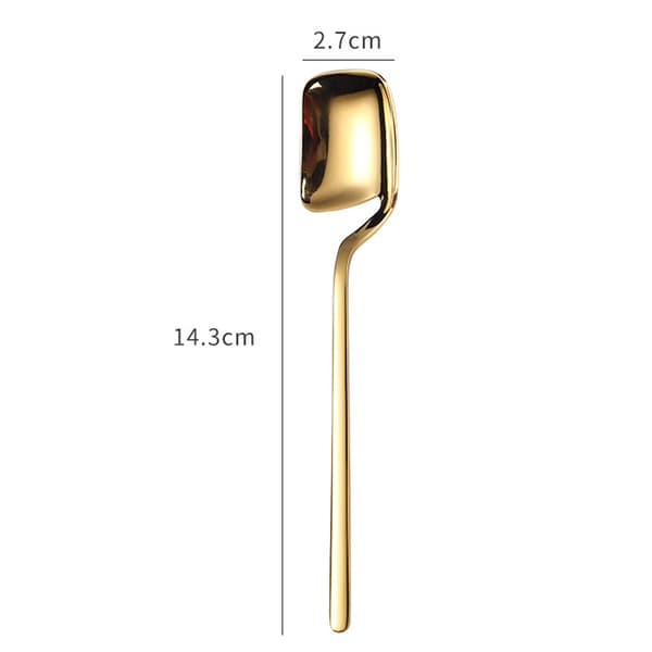 Espresso Skeer Sæt, Sofistikeret Rustfrit Stål Lille Ske Med Hængbart Design Til Kaffe Te Og Mere, Perfekt Rustbestandig Cocktail Ske