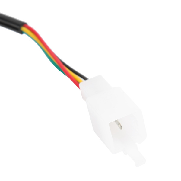 Baklampa för elcykel 5LEDs ABS 36V/48V/60V för navmotor Säkerhet Nattr cykling Tillbehör
