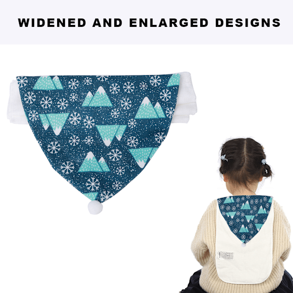 2-pack Baby Absorberande Svetthandduk 6 Lager Gasväv Mjuk Andningsbar Baby Rygg Handduk #1