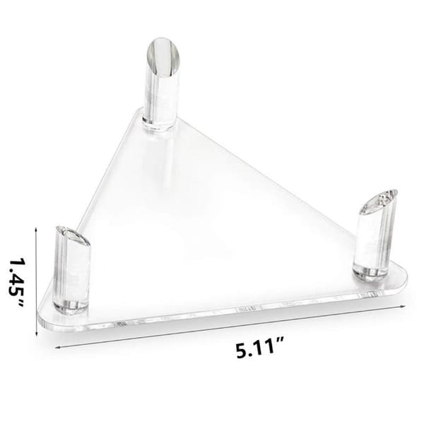 Basketball Display Stand, Multipurpose Ball Holder For Acrylic Exercise Ball Stand Stable Base Plate, Effective Clutter Reduction