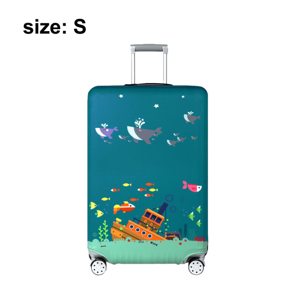 Färgglad resväska resväska skydd tvättbar-serie 1(S)