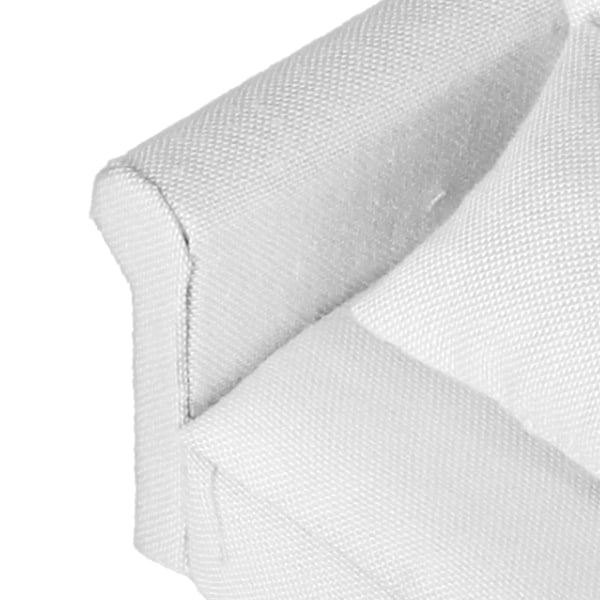 1:12 Dockhus Mini Soffa Ren Vit 3-Delars Soffa Set Mini Vardagsrums Möbelmodeller Vit