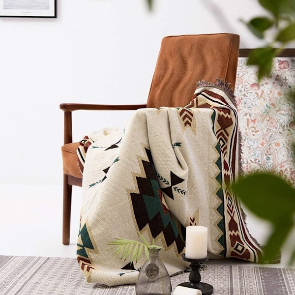 Filtöverdrag i Southwest-stil, Unik Design Aztec Plädar, Håll Dig Bekväm med Multifunktion, Perfekt för Vardagsbruk Inomhus och Utomhus