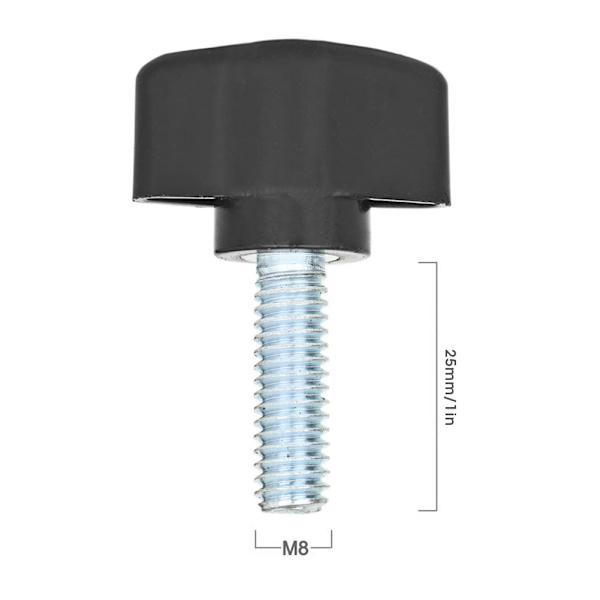 Hurtigfjernelsessæt til Hardtop med Tommelskrue M8 25mm til Jeep Wrangler YJ TJ JK 95‑16