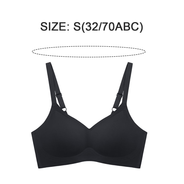 Wireless Bra Women's Seamless Bra Super Comfortable Bra V-Neck