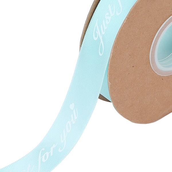 Satinband 1 tum bredd 45 yards för DIY-gåvopaket, blomsterinslag, bröllop, festdekoration, håraccessoarer, blå