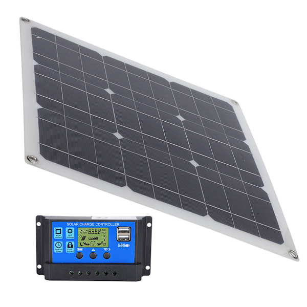 Solpaneler Utomhus Portabel Monokristallin Fotovoltaisk Solladdare med Kontroller
