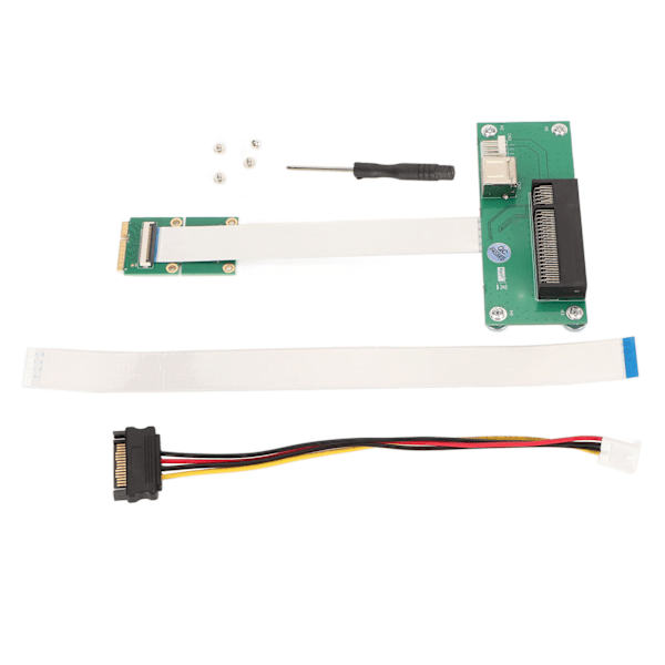 Mini PCIE till PCIE Express 8X Förlängningssladd USB Riser-kort med Magnetisk Pad Höghastighets FPC-kabel Horisontell Montering