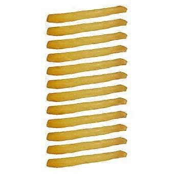 12 ST Simulerade Chips Pommes Frites Modell Leksak Realistisk Chips Modell Prydnad