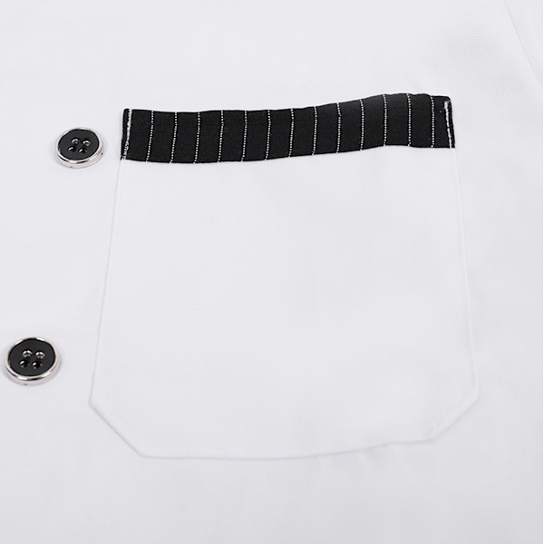 Korean Style Kokin Takki Pitkähihainen Kokin Takki Miehille ja Naisille (XXXL)