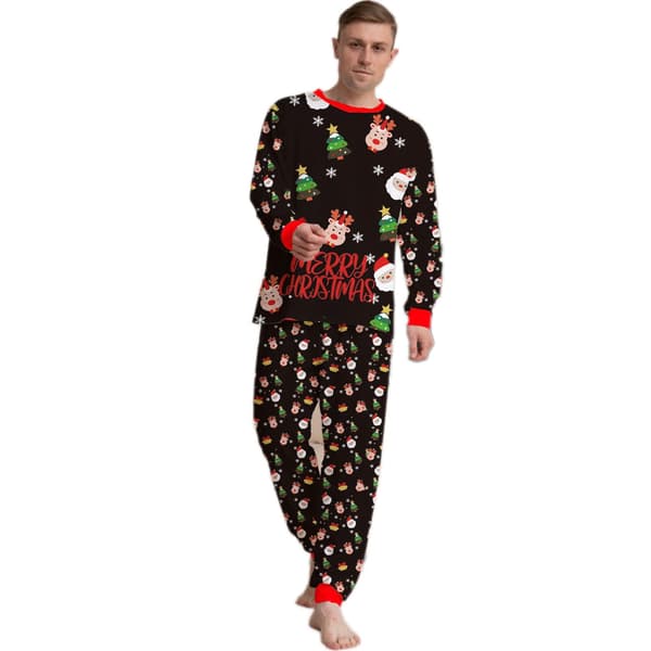 Jule Pyjamas for Foreldre og Barn - Pappa L