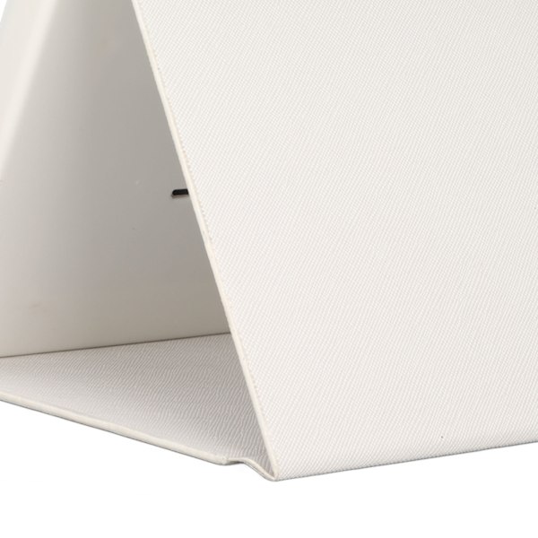 Rejse Spejl med Lys Bluetooth Højttaler LED 3 Farver Dæmpbar Bordmodel Foldbar Hvid
