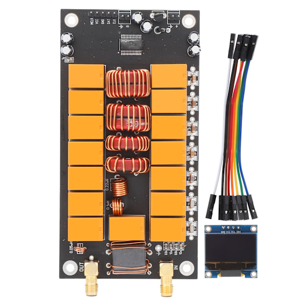 Antenne-tunerbræt med skærm færdig version DIY kits tester komponenter ATU‑100 400mA