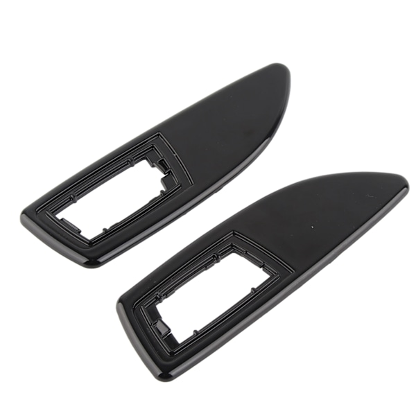 2 st Sidoindikatorupprepningsramssats Bil Anpassningar Ersättning för Vauxhall Corsa D-serie 2006‑2014 Blank Svart