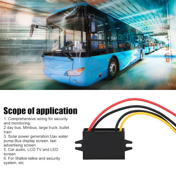 SZS12481 Steg-upp-modul 12V till 48V DC Spänningsomvandlare Effektregulator Booster
