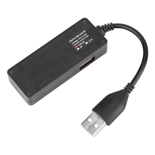 YB26VA Dobbelt Display USB Detektor Voltmeter Amperemeter Spænding Strøm Måler Batterikapacitet Tester Enkelt Farve