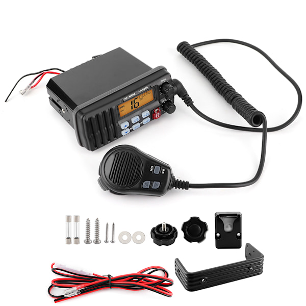 Marin 2-vägsradio VHF DSC FM-sändare Klass B LCD-display Båttillbehör