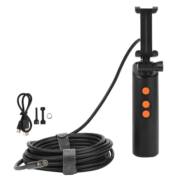 F280 1080P Endoskop 2MP 8mm WIFI Dobbelt Linse Boreskop Kloakkamera Inspektion IP68 Vandtæt (2m / 6.6ft)