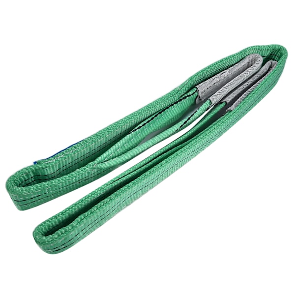 2T Flat Løfteslynge Høystyrke Polyester Kranløft Webbing Stropper Rigging Tilbehør 3 Meter