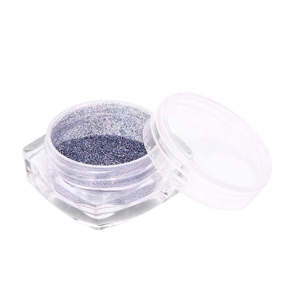 6 st 0,5 g Nagelfärgspulver Nageldekorering Glitter Pigment för Nagelsalong TCL-04