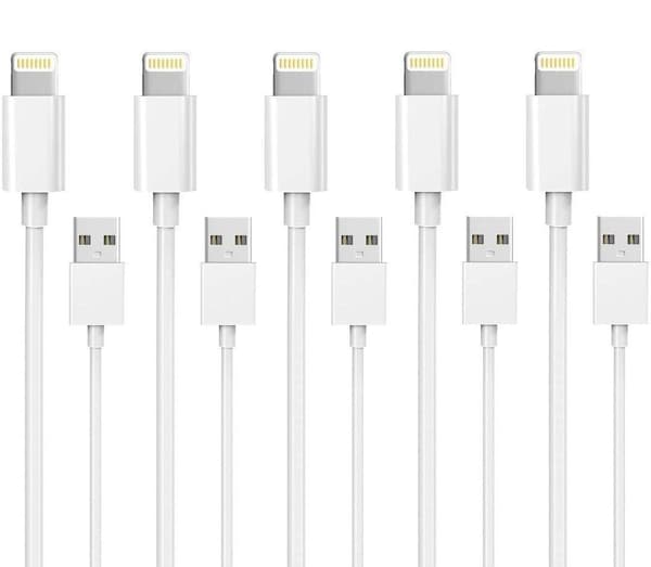 Opladerkabel til iPhone iPad, MFi-certificeret anti-resistent aluminiumslegeringsstik, USB Lightning-kabel til hurtig opladning og datasynkronisering