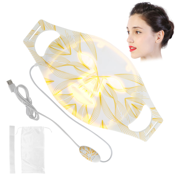 LED Ansigtsmaske LED Lys Terapi Ansigtshudpleje Ansigtsbeskyttelse til Ansigtsforyngelse Anti-Aging