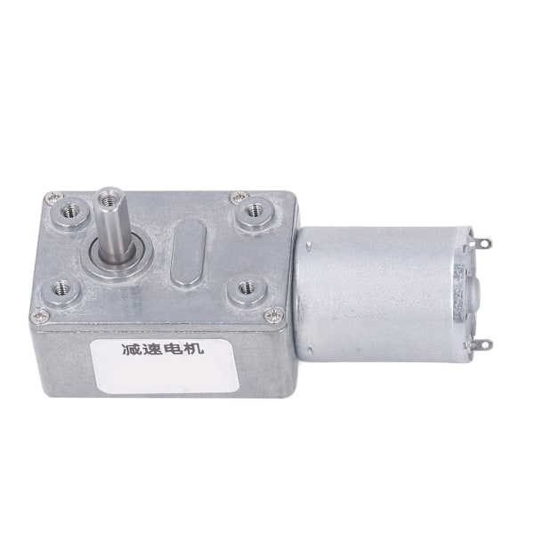 24V DC Växelmotor 12mm Enkelaxel 4 till 25kg.cm Självlåsande Reversibel Maskväxelmotor med Bas för Maskiner 10RPM