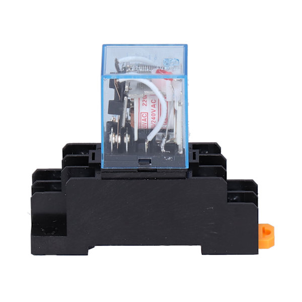 LY2NJ 8-pins elektromagnetiske strømsreléer med sokkelbaseindikatorlys for motorer Industrielle reléer 10AAC220V