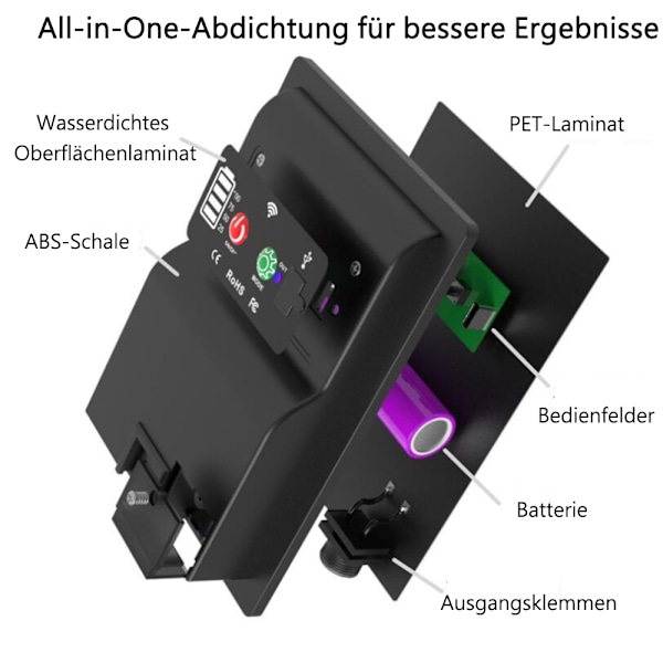 Eleganta solcellsslingor för utomhusdekorationer, vattentät utomhusbelysning, 8 m längd med 20 LED-lampor, solcellsdriven, lång livslängd, året runt