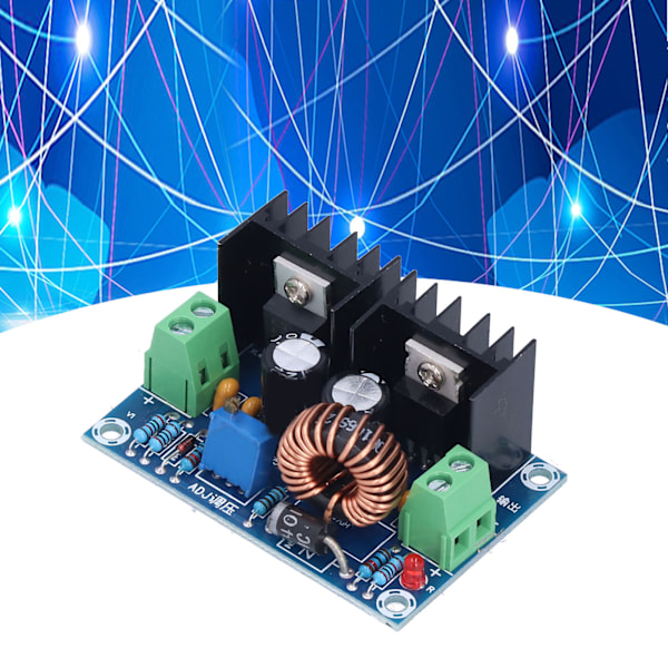 DC Buck-modul Justerbar Strömförsörjningsomvandlare Hög Effekt Spänningsstabilisator 8A 200W XHM400