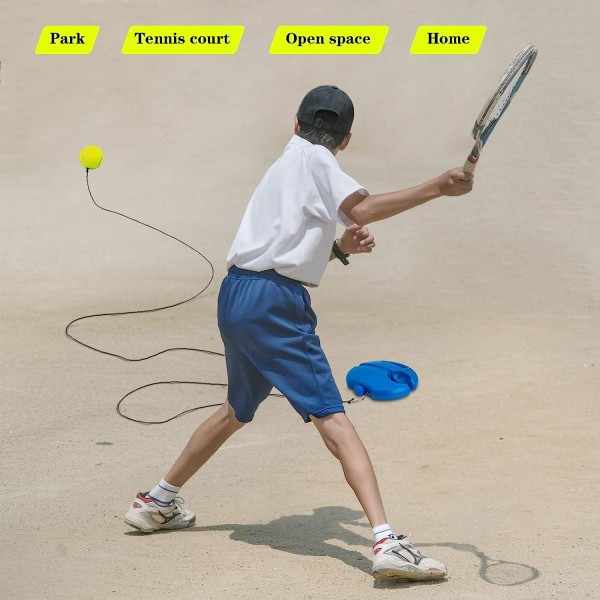 Tennistræner Rebound Ball, Solo Tennis Træningsudstyr til