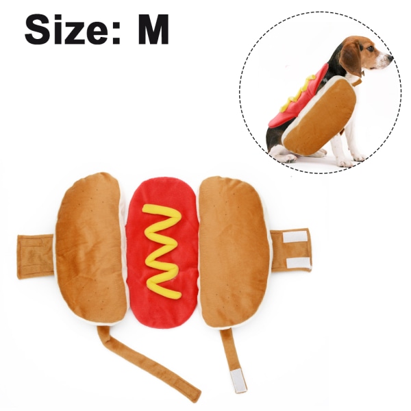 Hot Dog Pet Costume,Warm Soft Cute Party Costumes for Puppy