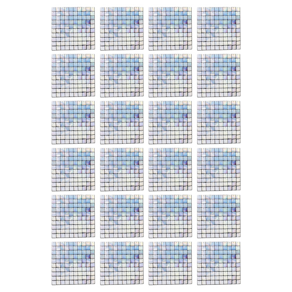 24 stk Shimmer Veggbakgrunn Selvlukkende PC Speilformet Kvadratisk Sekvens Fotobakgrunn Vind Opp Panel Dekor for Bryllup Bursdagsfest
