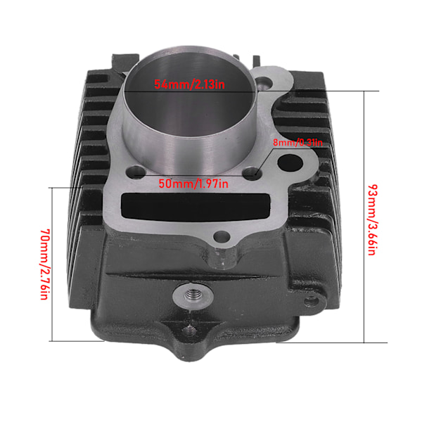 54mm Cylinderpakning Stempelringe Sæt Motordele Udskiftning til C110 CRF110 TRX110 ATV