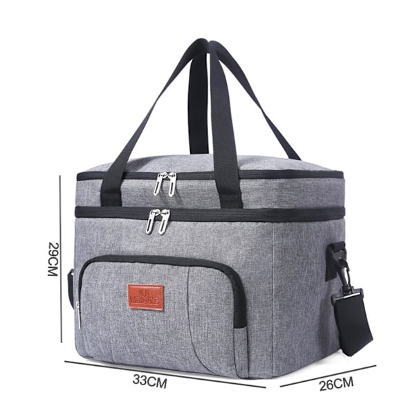 Pynhoklm 20L/22L/26L/28L Kylväska Varukorg Vikbar picknickväska Stor isolerad Lunchväska Thermal Vattentät Kylväska Isolerad väska för