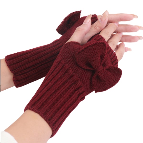 Vinter Fingerless Handskar Half Finger Glove Höst och vinter Wo