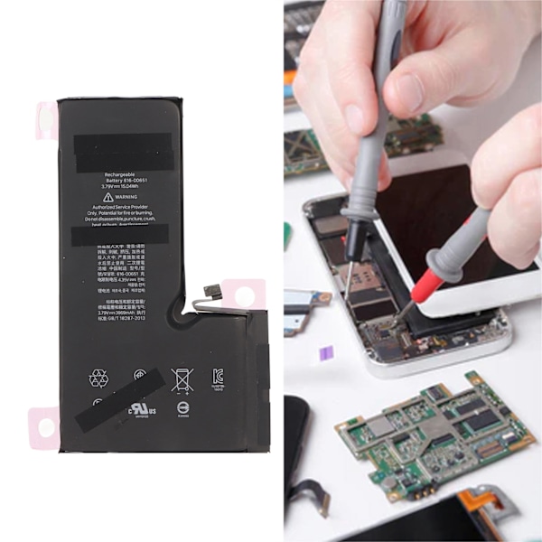 A+ Batteri 15.04Wh 3969mAh Kapacitet Li Ion Polymer Ersättningsbatteri 0 Cykler med Reparationsverktygssats för IPhone 11 Pro Max A2218 A2161 A2220