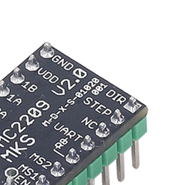 5 Set Steppermotor-drivrutiner Kit Ultraljudsstyrd Motor Drivrutinmodul med Värmekylare 5.5‑28V MKS TMC2209