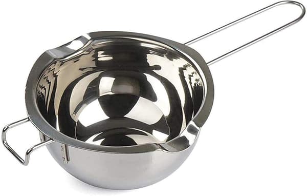 Dobbeltkoker i rustfritt stål, perfekt for smelting av sjokolade og andre delikate ingredienser, 18_8 rustfritt stålkonstruksjon med multifunksjon