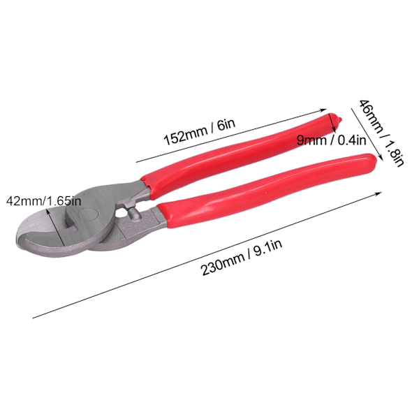 Kaapelinkatkaisijat 45 teräksisen leuan käsikäyttöinen työkalu viestintäjohdoille alle 70 mm LK60A