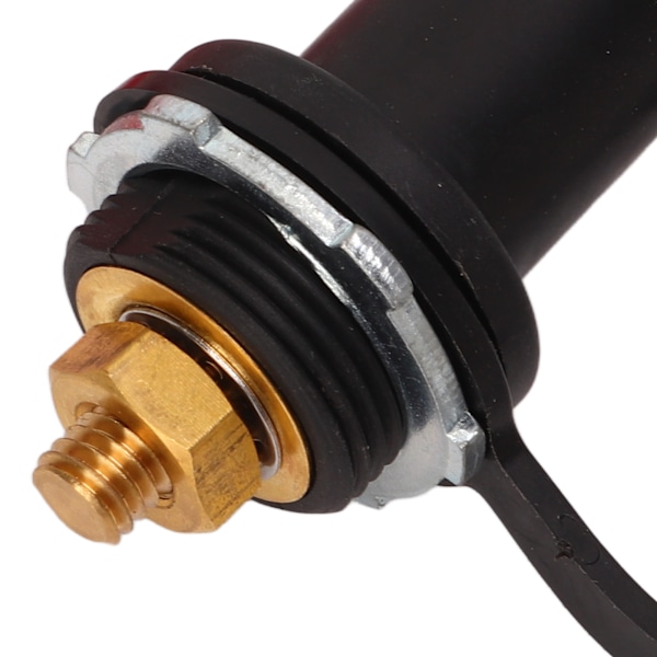 1 Par Batteripol Thru Panel 250A Rød Svart 3/8in Stud Batteri Binding Post for Bil Marine RV