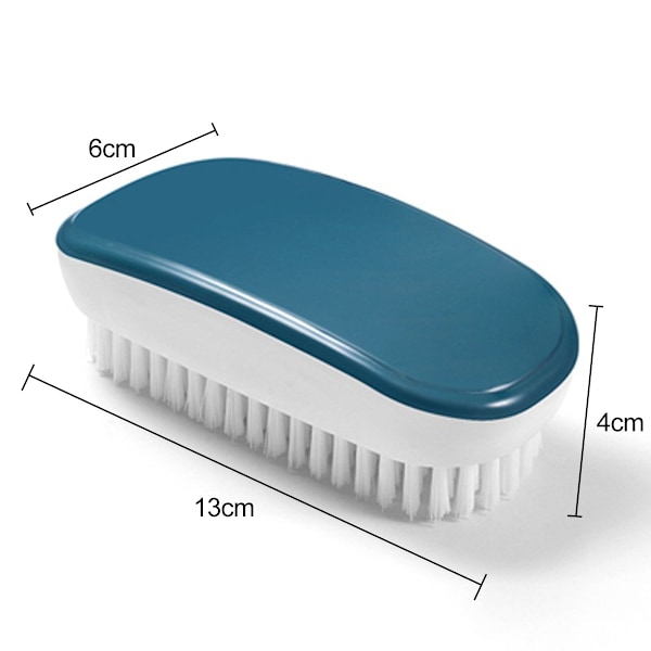 Hand- och nagelborste, trendig Molandi-färg, ergonomisk design, högkvalitativt PP-material, mjuka borst för skonsam skrubbning av kläder och naglar, resistent