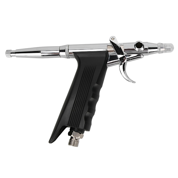 Bärbar Dubbelverkande Tatueringsatomiserings Airbrush-Set Nagelfärgning Spraypistol