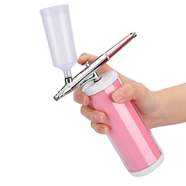 HY-1903 Airbrush Makeup Spray Håndholdt Husholdningsopladbar Airbrush Kit til Makeup 110-240VUS Stik