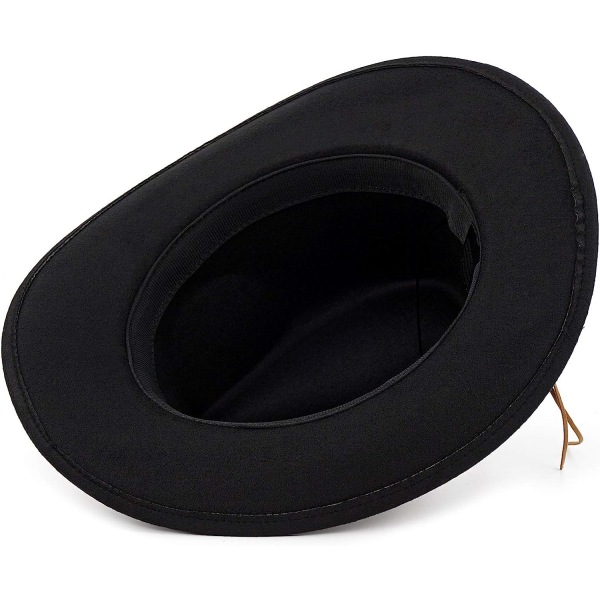 Unisex murskattava Cowboy-hattu Western Cowgirl Outback -hattu Cattlema