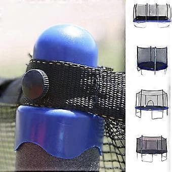 4 stk. 1,5\" Diameter Trampoline Innhegning Stolper Hette Trampoline Rør Toppdeksel Hoppeseng Rørhette Erstatningstilbehør
