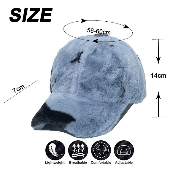 Dame Baseball Caps Trendy Unisex Solhat Sommer Vinter Juster