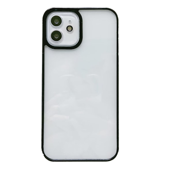 iPhone-puskurikotelo - Läpinäkyvä, musta väri iPhone 13 Prolle